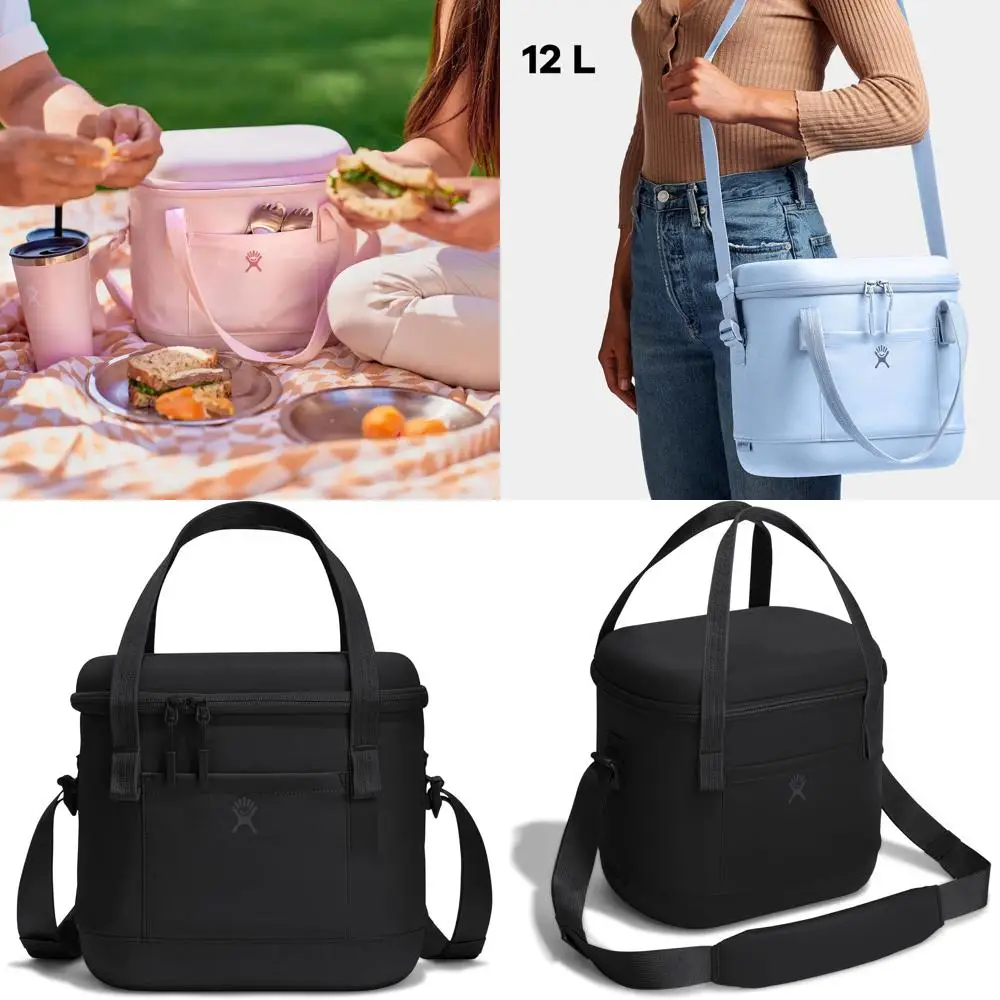 

Cooler Bag - Insulated Portable Soft Cooler - 12 L Capacity in Black