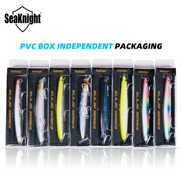 Przynęta wędkarska SeaKnight SK008 Sinking Minnow, 1 szt., 125 mm, 20 g, głębokość 0,3-0,9 m, dalekie rzuty, sztuczna przynęta, sprzęt wędkarski