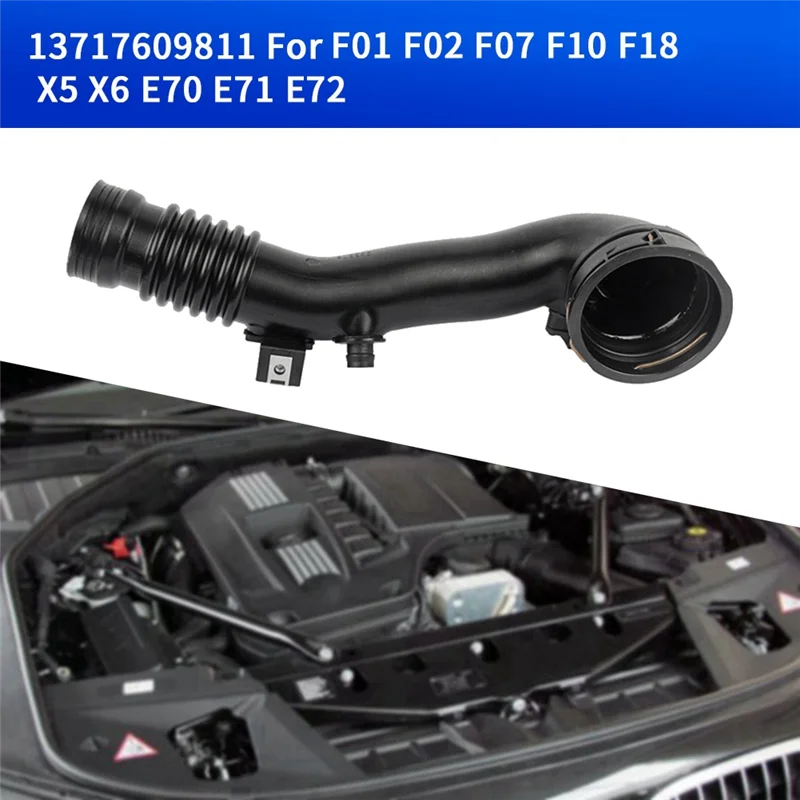 AU05 -Car Tubo di Aspirazione Aria di Gonfiaggio Guida Tubo Per BMW F01 F02 F07 F10 F18 X5 X6 E70 E71 E72 13717609811 Tubo del Filtro Dell'aria