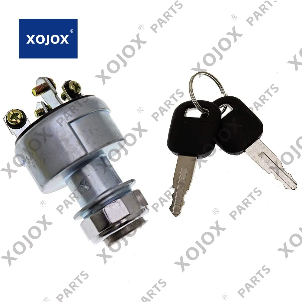 

Xojox ZTUOAUMA Выключатель зажигания 9G-7641 с 2 ключами для экскаватора CAT D250E D300E D350E E320C E330C TH82 320B 5080 657E