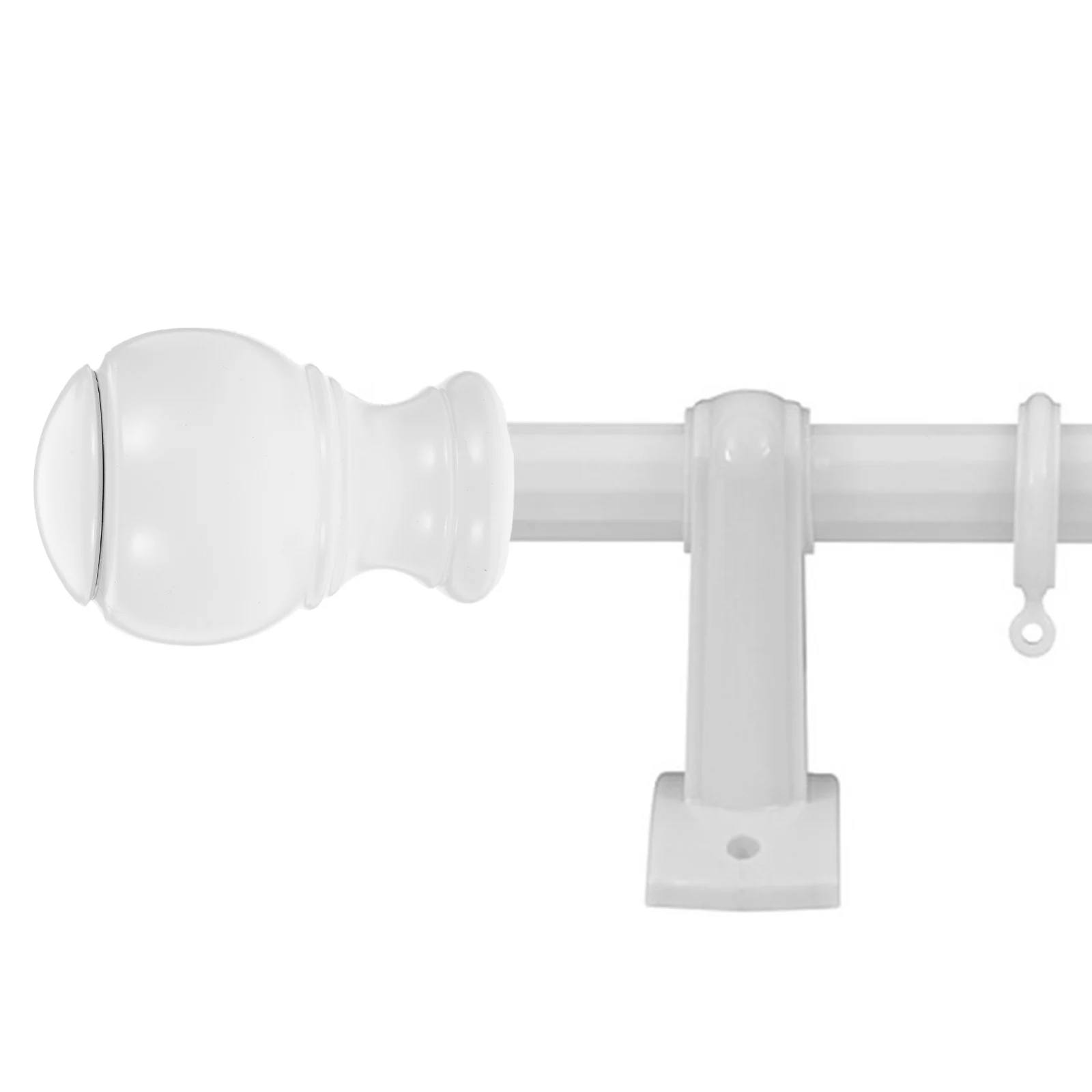 

Curtain Head Plug Rods Delicate Ends Decorative White Abs Pole Accessory Curtains