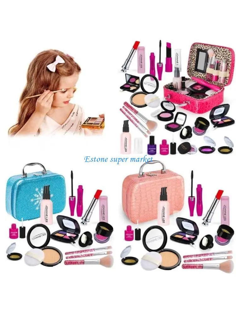 

090B Kids Makeup for Girls Gift for Little Girl Dress up Set Birthday Gift Toy
