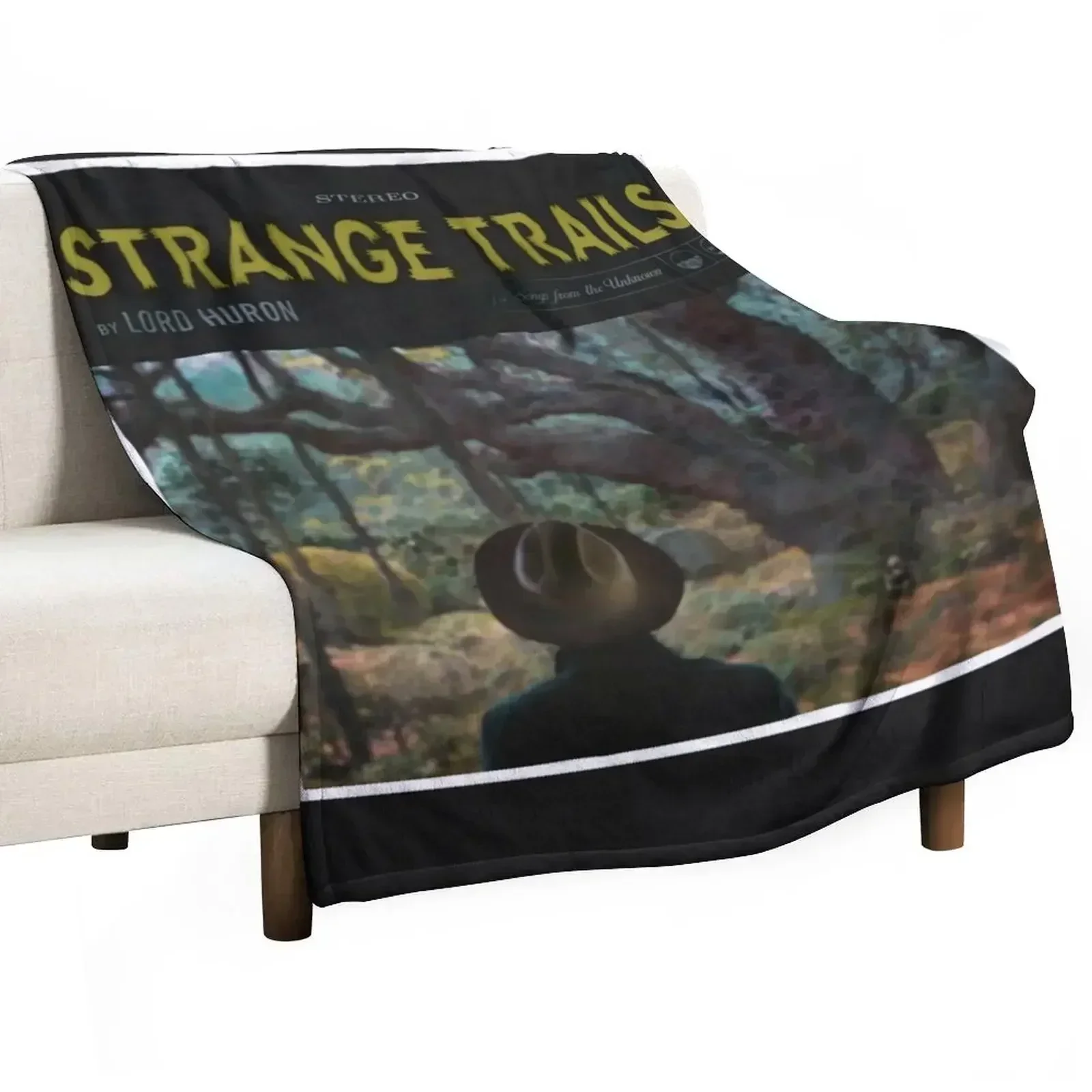 

Strange Trails by Lord Huron Throw Blanket Large Camping For Decorative Sofa wednesday Blankets