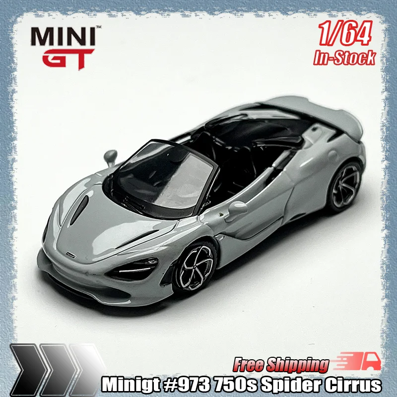 

New Stock Minigt 1:64 #973 750s Spider Cirrus Simulation Alloy Miniature Die-Cast Car Model Custom Toys Collection Gift Ornament