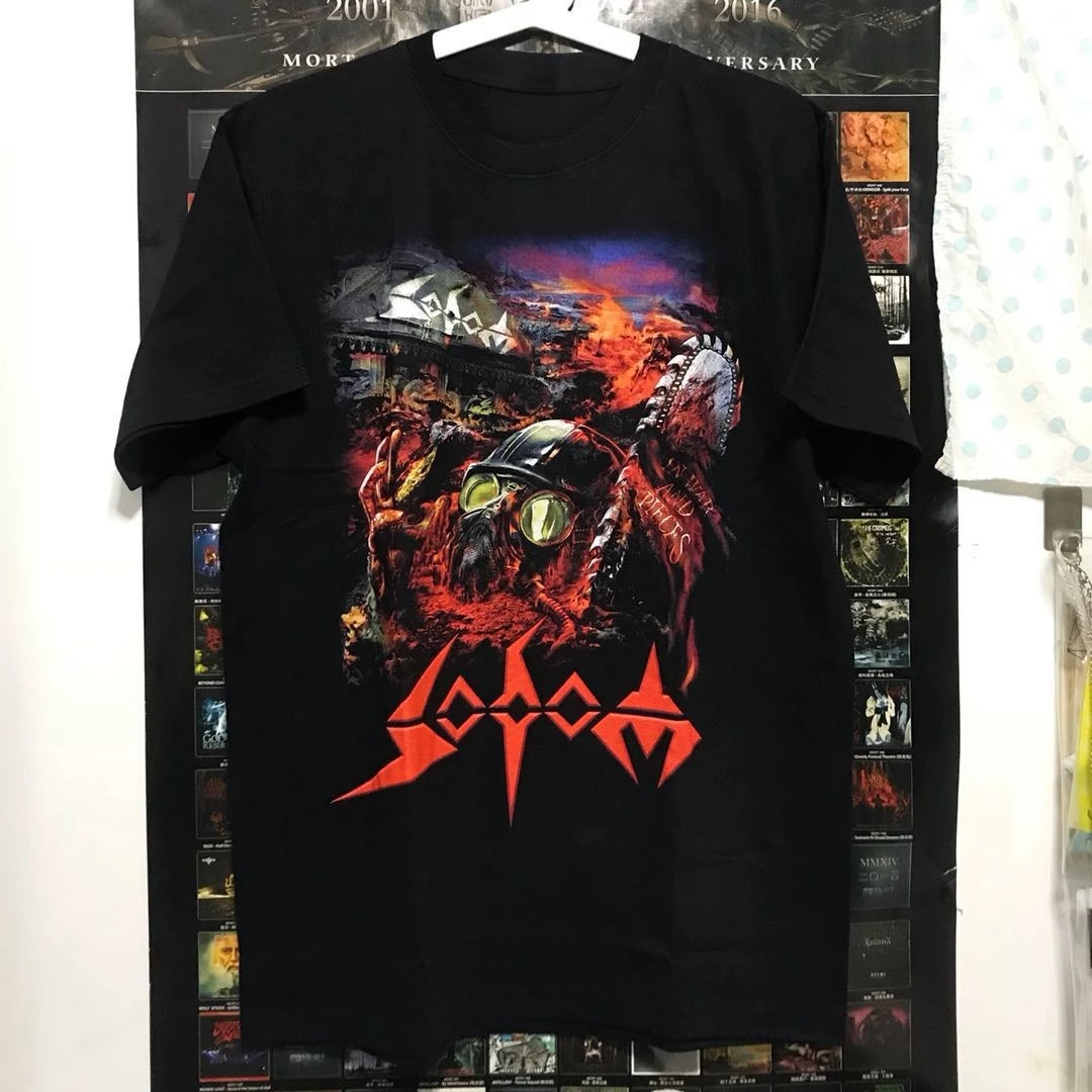 

Band Thailand Imported Short-sleeved T-shirt European and American Niche Tide Metal Rock European American Rock Personalized