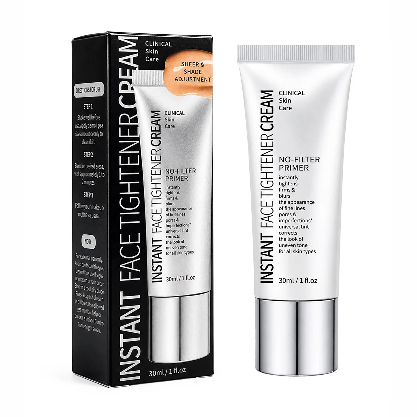 Facial Fast -Acting Firming Cream Moisturizer Before the Isolation Cream, Light Moisturizing, Brighten Suitable for the Skin