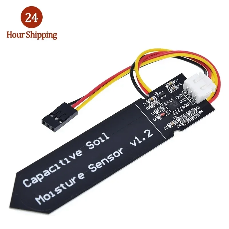 Capacitive Soil Moisture Sensor Module / Soil Humidity Digital Display Relay Control Module Automatic Watering For Arduino