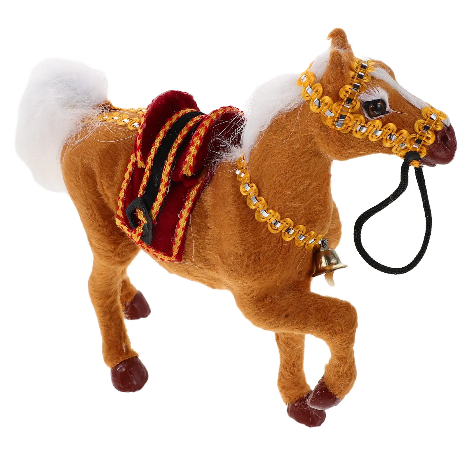 

Simulated Horse Sound Animal Interactive for Kids Play Birthday Party Farm Decoration Small Horse Figure Animal Play