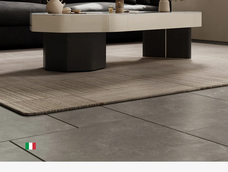 طاولة قهوة إيطالية بسيطة ومبتكرة على شكل خاص من بلاطة الصخور لغرفة المعيشة الحديثة وطاولة شاي جديدة بسيطة