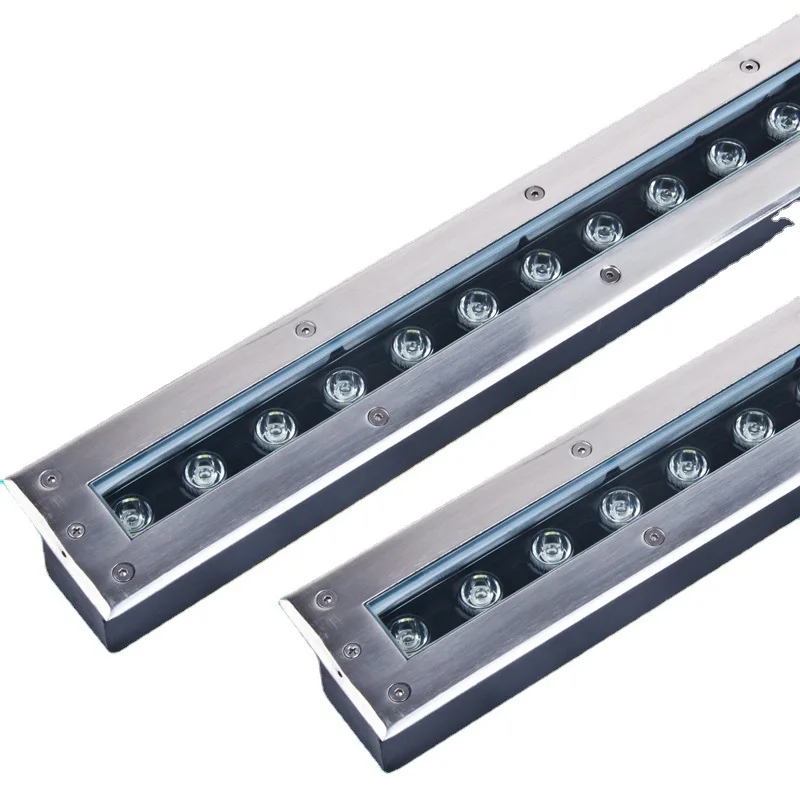New Rectangle LED Underground Light For Outdoor Garden Floor Light LED Stairs Buried Lamp Recessed Yard Light AC85-265V IP67