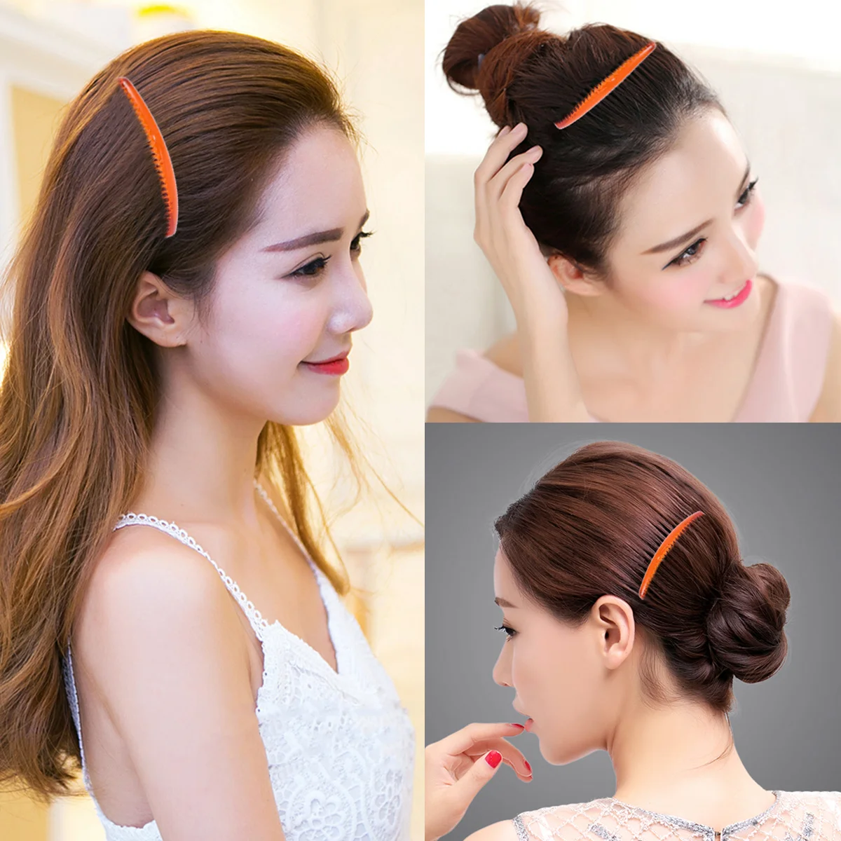 

24Pcs Plastic Comb for Women 27 Teeth Strong Lightweight Hair Styling Combs Travel Friendly Elegant Hairdressing Tool for All