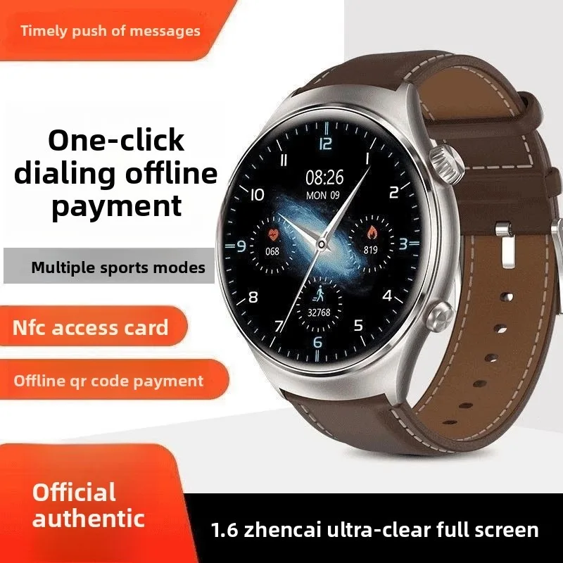 GT5 Pro Smart Watch HD Screen Bluetooth Call Step Counter Health Monitor Sport