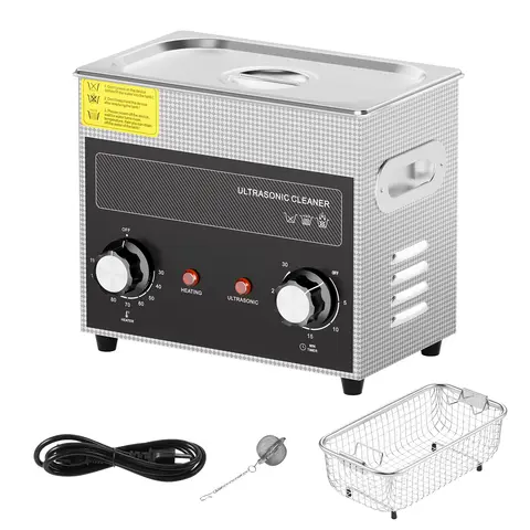 SucceBuy 2/3/6/10/15/30L Ultrasonic Cleaner with Heater Timer for Lab Tools Metal Parts Carburetor Brass Auto Parts Engine Parts