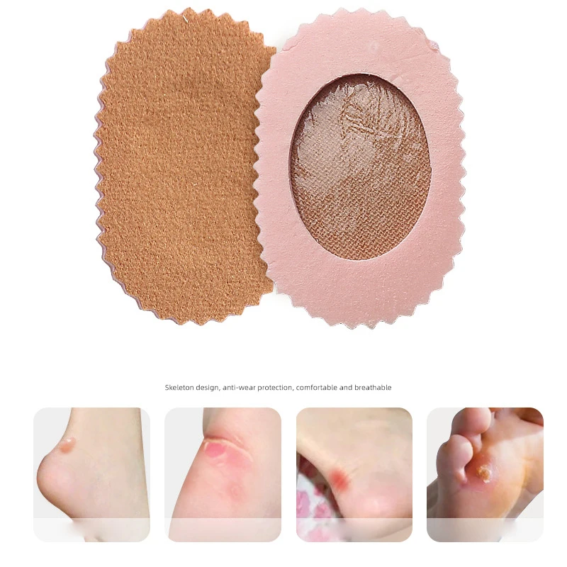 하이드로콜로이드 힐 라이너 신발 스티커, 통증 완화 석고 발 그립 젤 뒤꿈치 보호대 발 패치 접착제 블리스터 패드