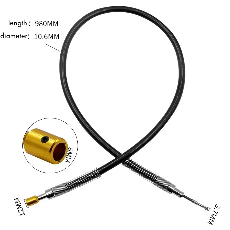 Albero flessibile con mandrino per trapano per utensili rotanti Dremel prolunga tubo flessibile per accessorio Mini smerigliatrice per trapano a mano