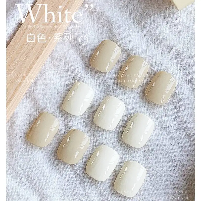 

KANIU 12ml Nude Milk Creamy White Series UV Gel Nail Polish Soak Off Long Lasting Nails Art Gel UV Resin UV Gel Set