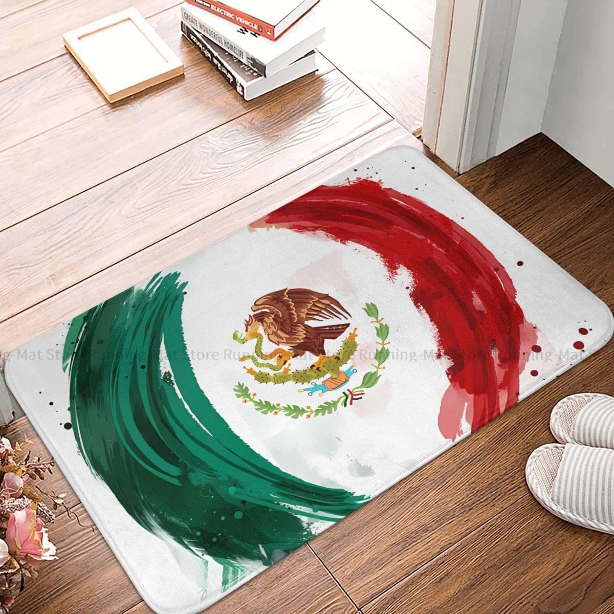 

Mexican Flag Bedroom Mat Mexican Flag Doormat Living Room Carpet Entrance Door Rug Home Decor