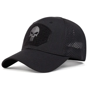 Unisex Skull Stickerei Label atmungsaktive Baseballkappen Frühling und Herbst Verstellbarer Outdoor Casual Hut Sonnenschutzhut 8 Hauptverkaufsschädel Betin - №2