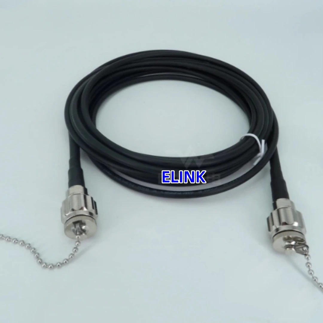 

armored patchcord 2-core ODC-LC SM FC SC 5.0mm TPU field optical cable waterproof 2C outdoor jumper 2 fibers 60m70m80m100m120m