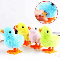 3PCS Fun Clockwork Plush Jumping Chick Toys Kids Baby Shower Birthday Favors Halloween Easter Homecoming Boys Girls Gift Packs