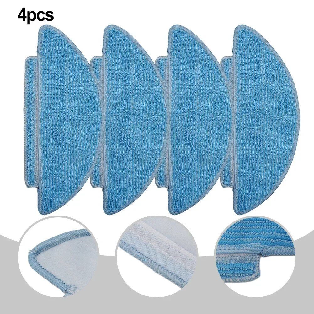 

4pcs/set Mop Cloths Replacement Washable Cleaning Cloth For Lubluelu For SL60 Plus Robot Vacuum Cleaner 4pcs Mop Cloths