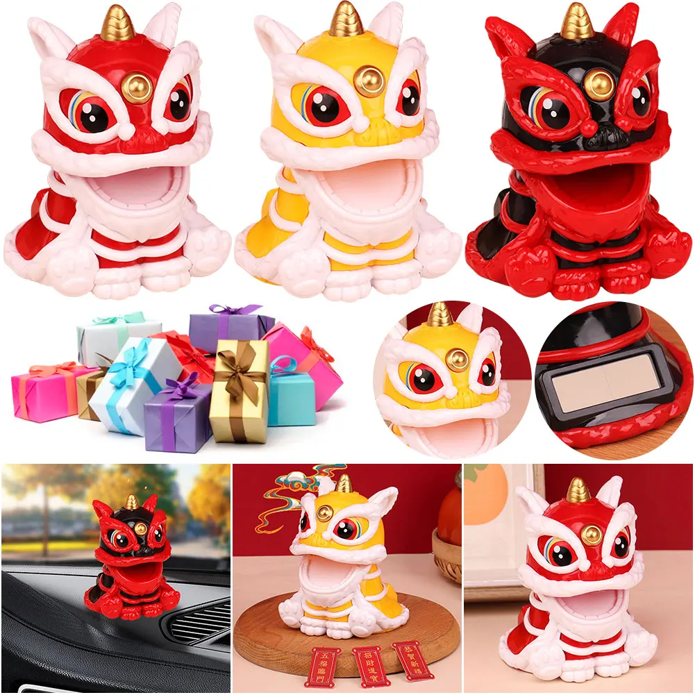 Chinese Style Lion Dance Figure New Year Home Decoration Lion Tabletop Decoration Lion Ornament Lion Sculpture
