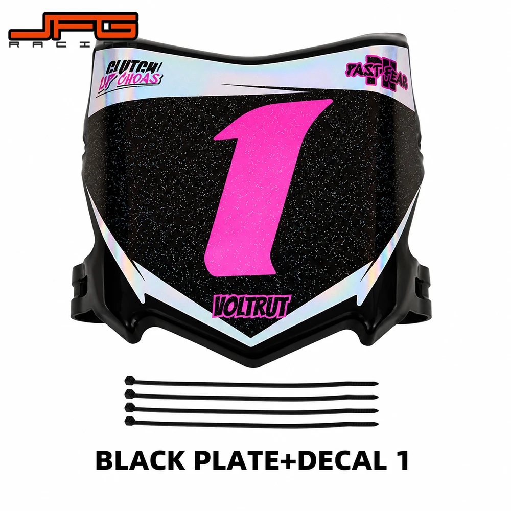 Przednia tablica rejestracyjna do Surron Talaria E-Ride Pro Q20 Tuttio Soleil 01 Ebox Dragster ETM RTR Dirt E-Bike z naklejką