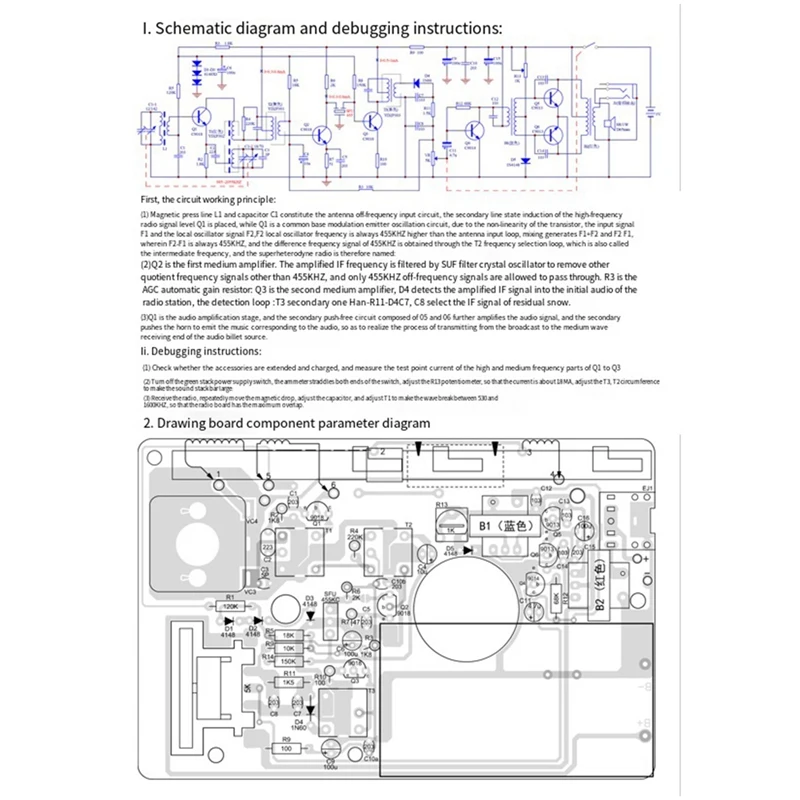 2 p3 Kit Schule Radio DIY Enthusiasten amfm Mittelwelle