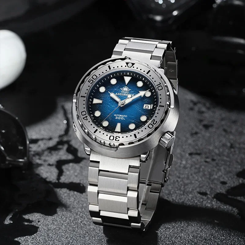 

ADDIESDIVE 300m Diving Waterproof Automatic Watches Sapphire Crystal BGW9 Super Luminous AD2509 Mechanical Watches NH35 Movement