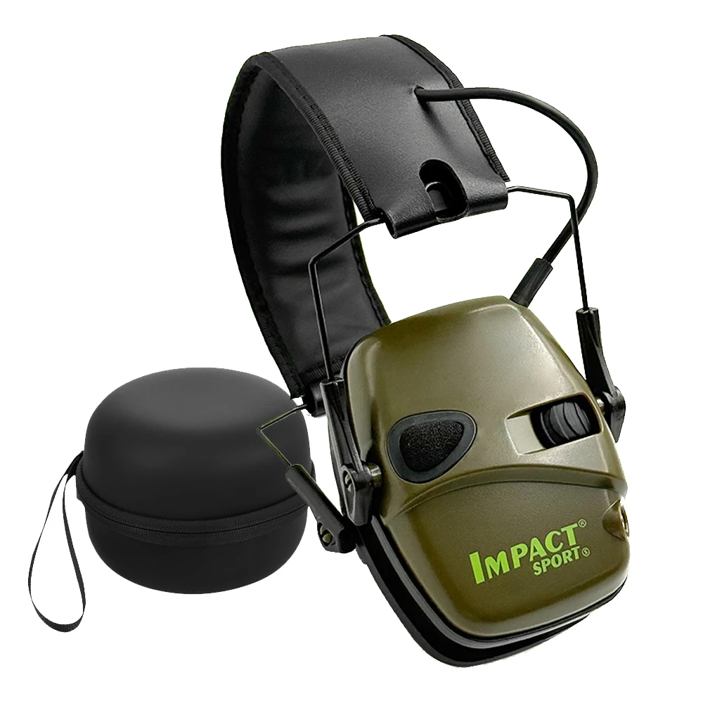 Shooting Hunting Electronic Earmuffs Active Noise Cancelling Protect Hearing Tactical Headset NRR22 EMI Filtering Sound Amplify