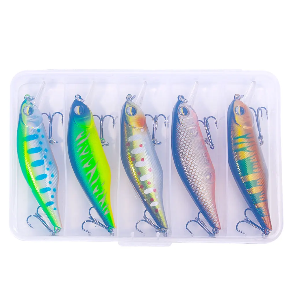 HENGJIA Floating Black Minnow Wobblers Bait 92Mm-11.8G Bass Jerkbait Minnow Fishing Tackle Boxes Wobblers for pike