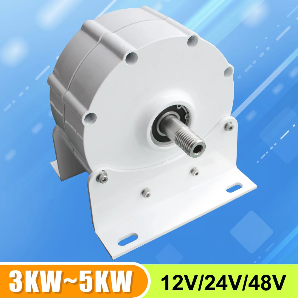 Gerador de Ímã Permanente Gearless Usado para Uso Doméstico de Baixa Velocidade Turbinas Eólicas e Turbinas Aquáticas 5000w 12v 48v 220v