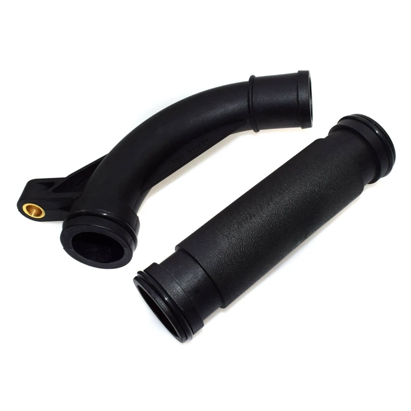 2PCS PEP103580 PEP101970L Thermostat Hose Pipes Kit Coolant Pipe + Plastic Elbow For Land Rover Freelander 1 1996-2006