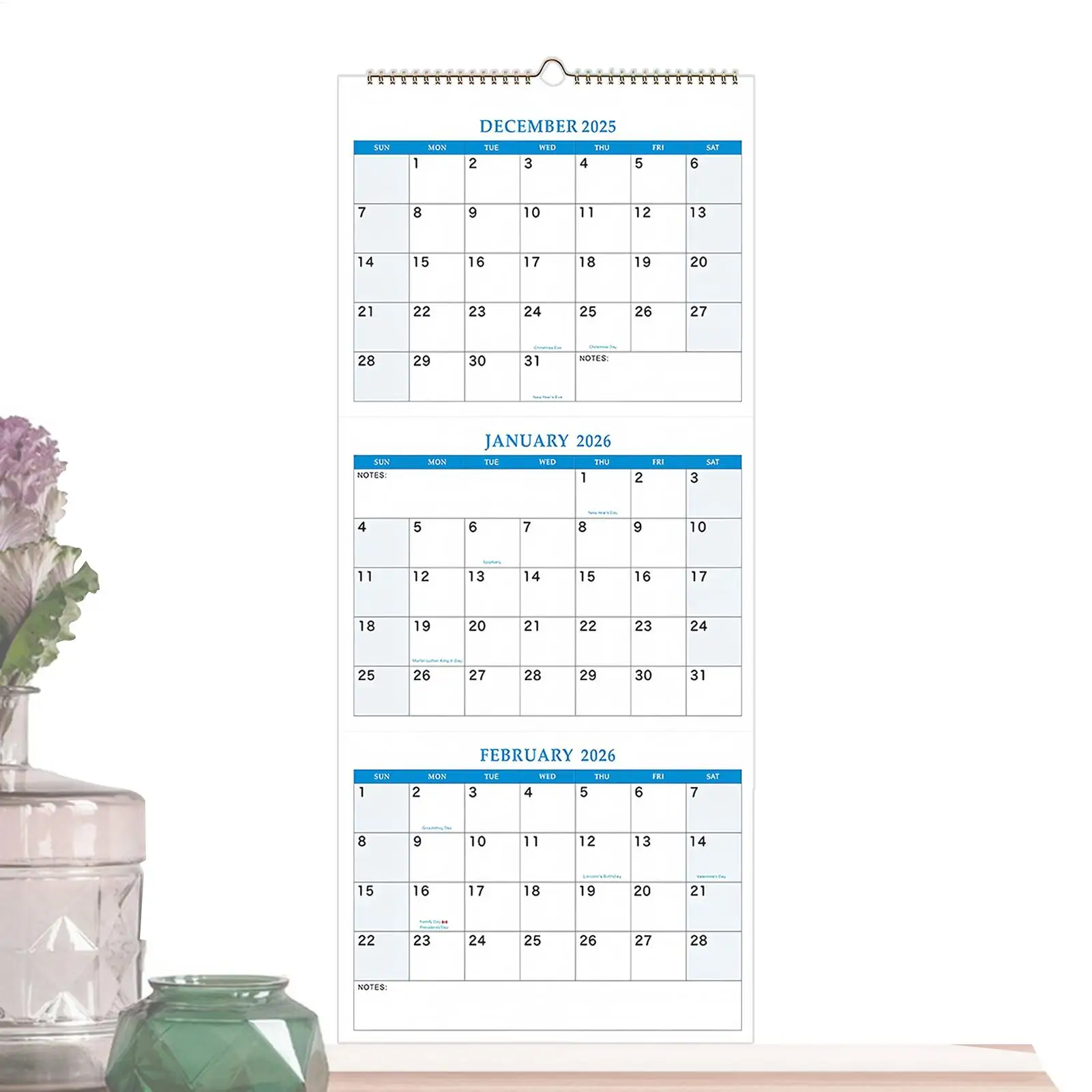 Grand calendrier mural 2026 –  - Planned Parenthood avis et prix