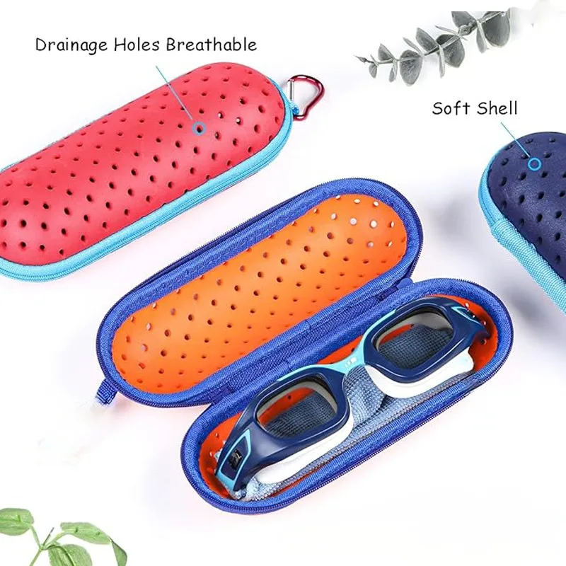 لينة نظارات السباحة صندوق تخزين تنفس إيفا قصر النظر نظارات حالة النظارات الشمسية المنظم العين ارتداء الملحقات نظارات مربع