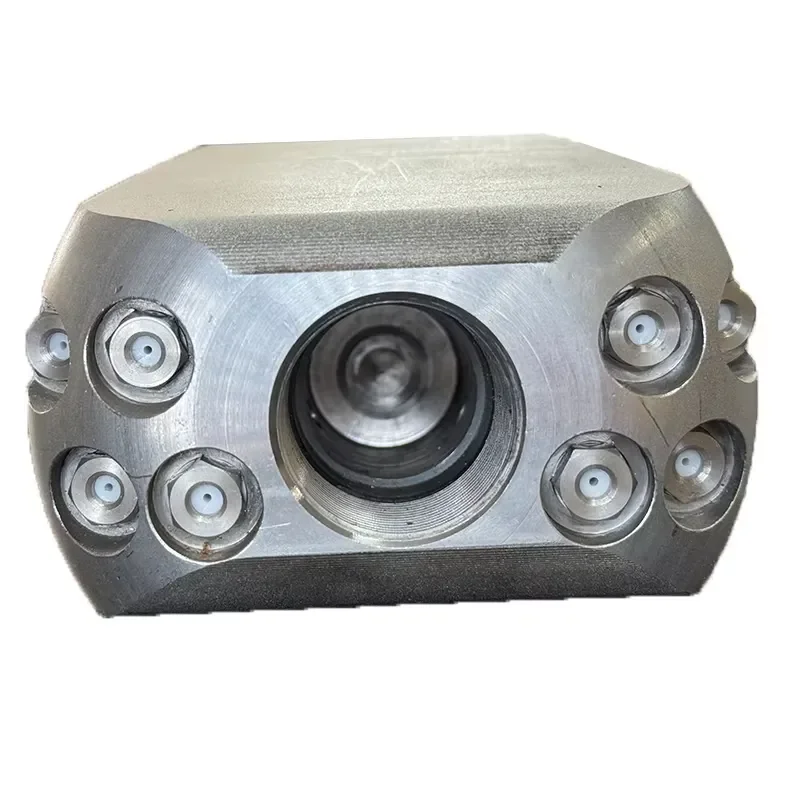 The AMJET Sewer Nozzle Bottom of Pipe Sand and Gravel Terminator Can Be Used with Machines with Flow Rates Over 70 LPM