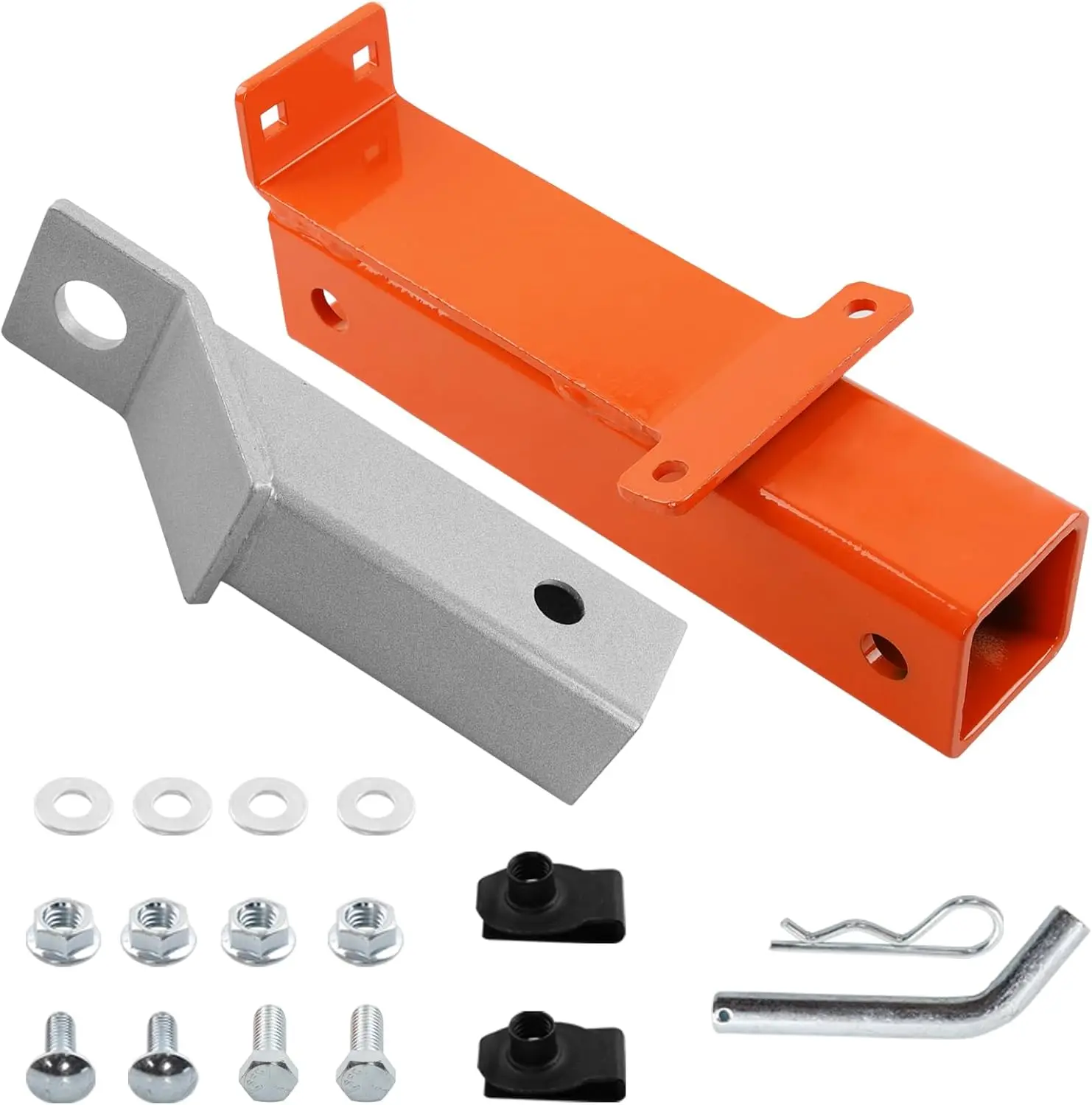 

2' Rear Hitch 093-1129-00 Heavy-Duty Hitch Assembly Compatible with Bad Boy Rebels & Rogue Models - Orange