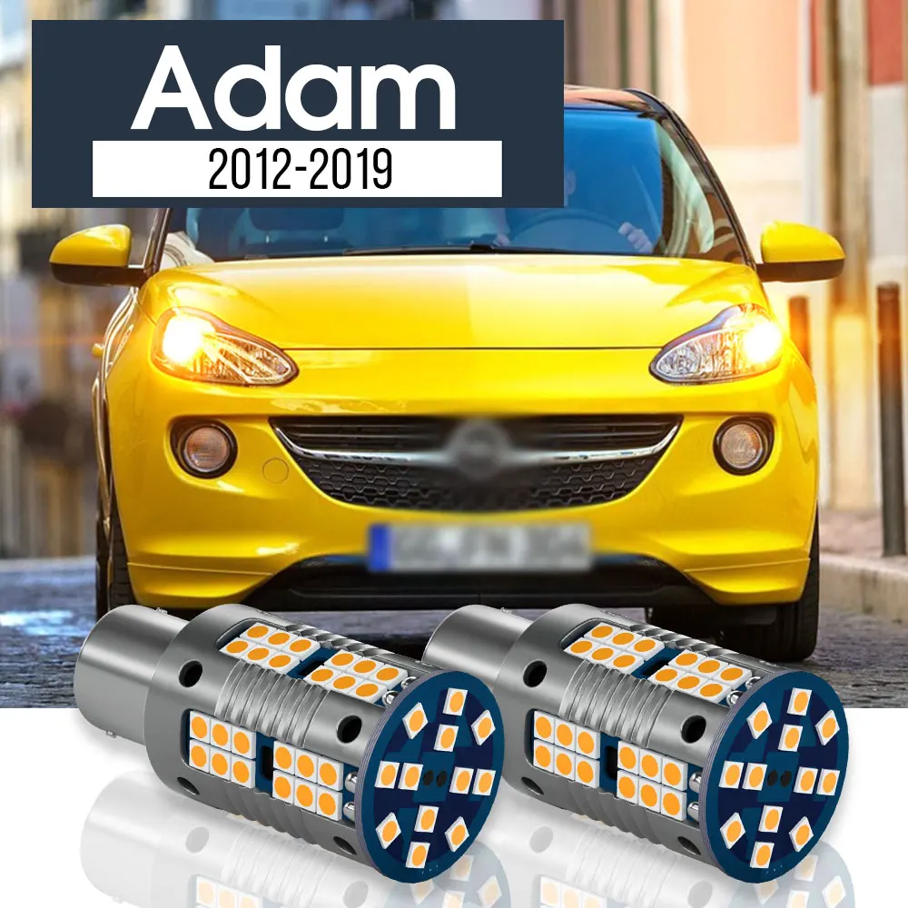 

2pcs LED Turn Signal Light Lamp Blub Canbus Accessories For Opel Adam 2012-2019 2013 2014 2015 2016 2017 2018