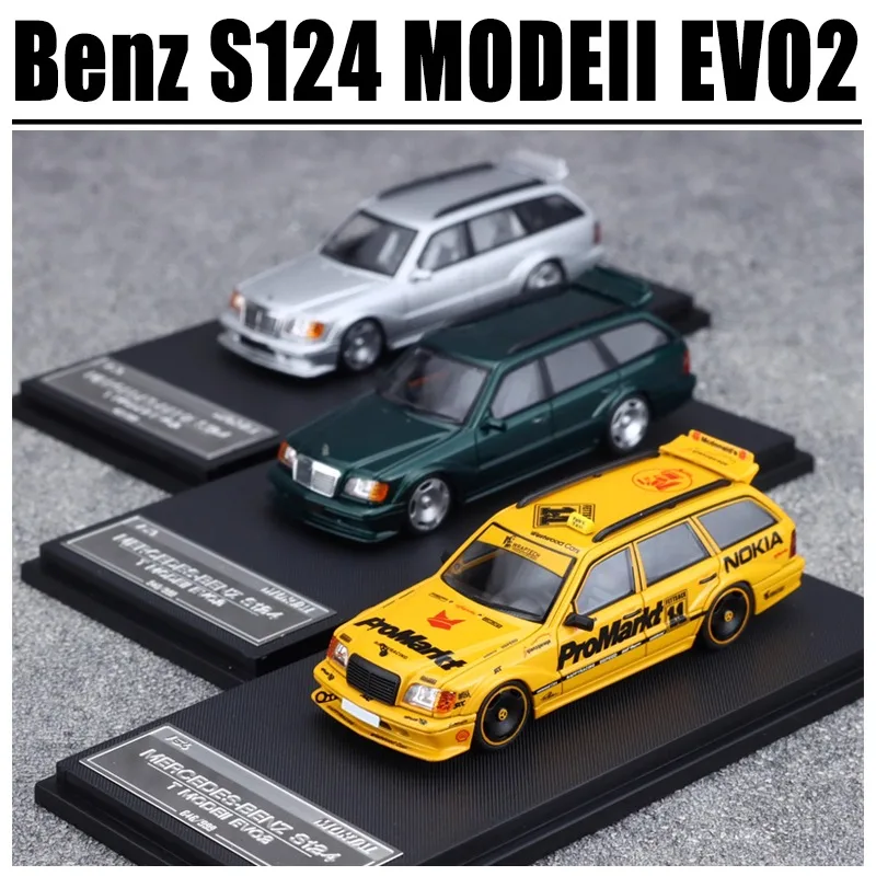 

Mortal 1/64 Benz S124 MODEII EVO2 Alloy Toy Motor Vehicle Diecast Metal Model Gifts