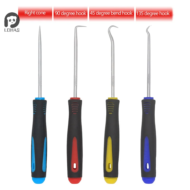 4Pcs Oil Seal Screwdrivers Car Auto Vehicle Pick Hooks For Garages General-Plumbers Mechanics Workshop Car Repair Tools