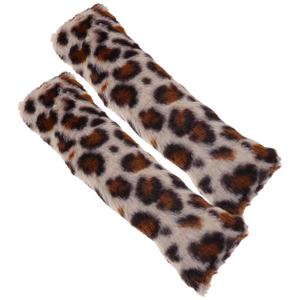 

2 Pcs Small Dog Chew Toys Cat Pillow Stuffed Funny for Cats Leopard Print Plush Pillows