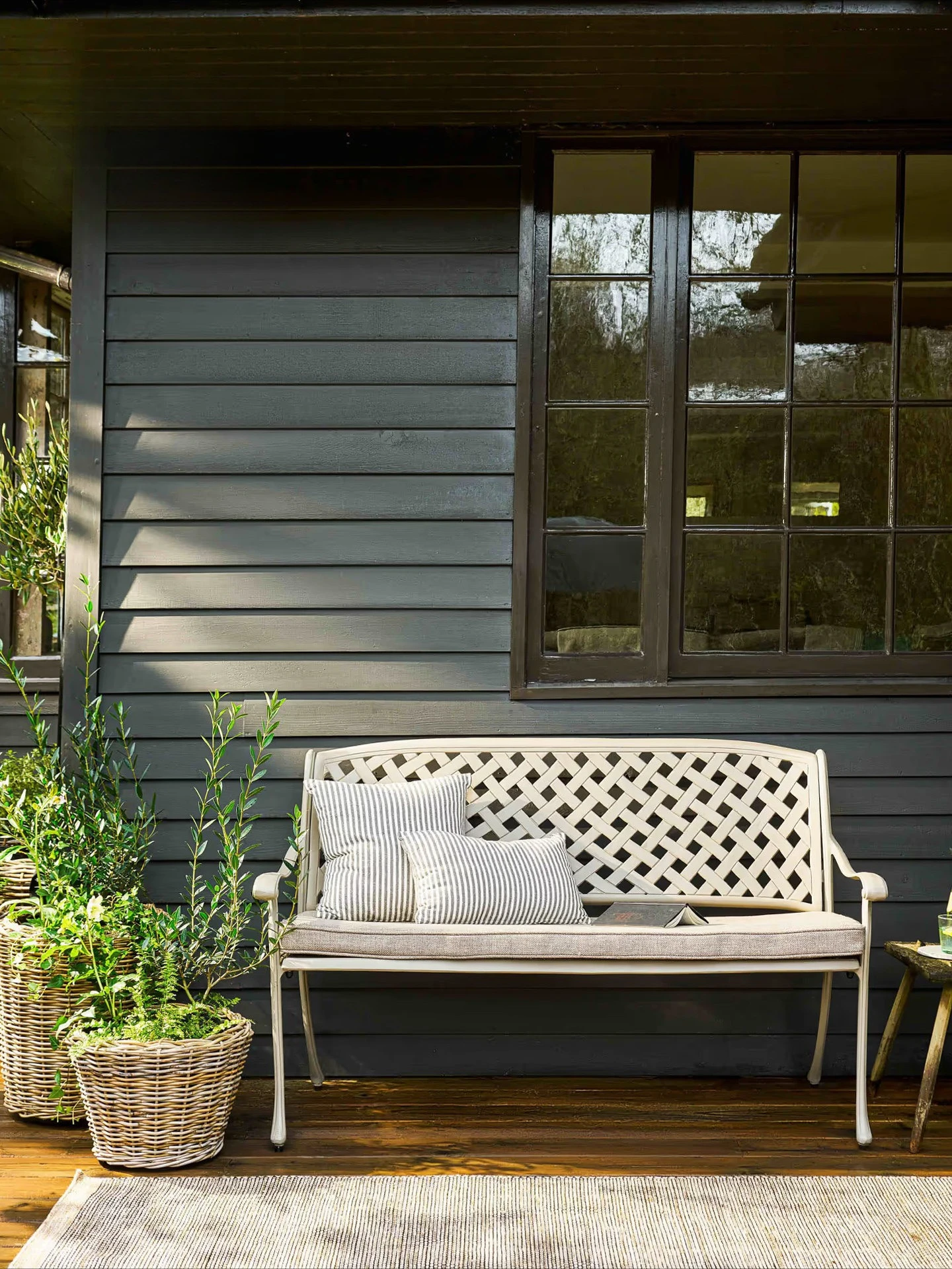 

Outdoor cast aluminum bench courtyard lounge triple seat all-aluminum park chair terrace garden bench rust-proof villa chair