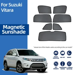 For Suzuki Vitara LY 2015-2024 Magnetic Car Sunshade Visor Front Windshield Frame Curtain Baby Rear Side Window Sun Shade Shield