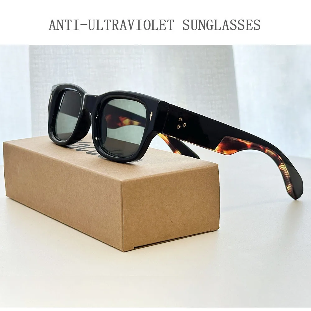2026 neue Sonnenbrille Männer Vintage Sonnencreme Sonnenbrille Frauen Retro Platz Mode Gläser Gafas De Sol Hombre Lunette Soleil Femme – Detail 1