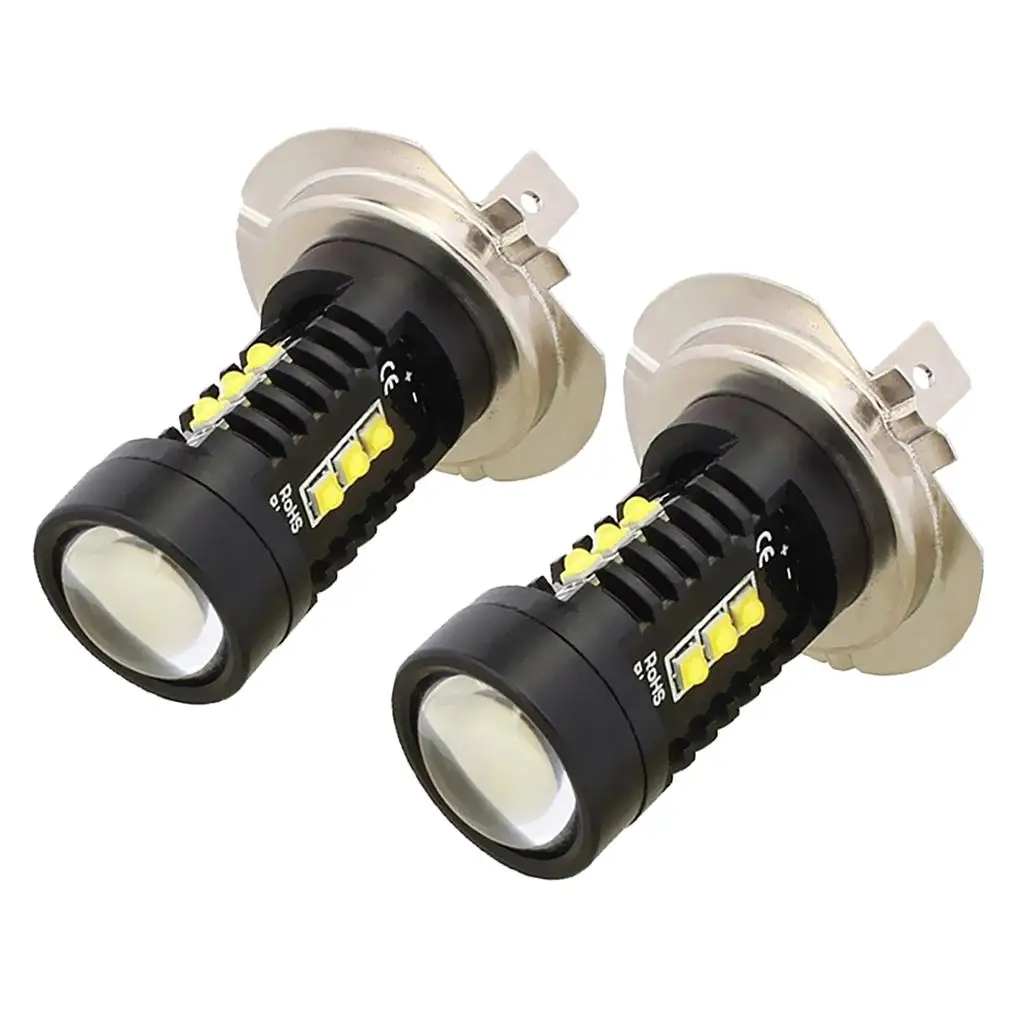 2pcs 60W Stable Performance Practical Fog WidthLights White