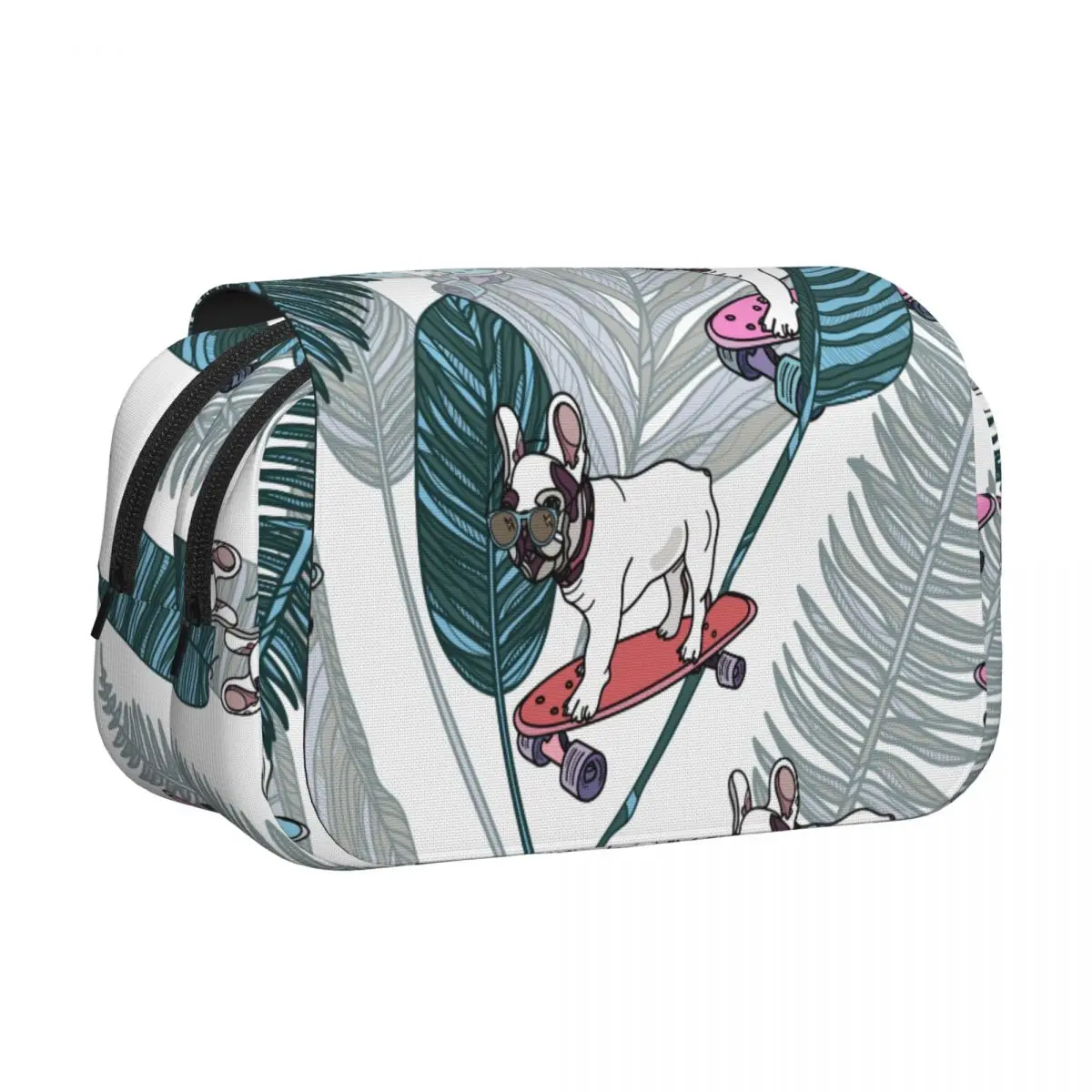 

Пеналы с изображением французского бульдога, вместительные сумки для ручек с животными, школьные принадлежности для студентов, подарочные пеналы