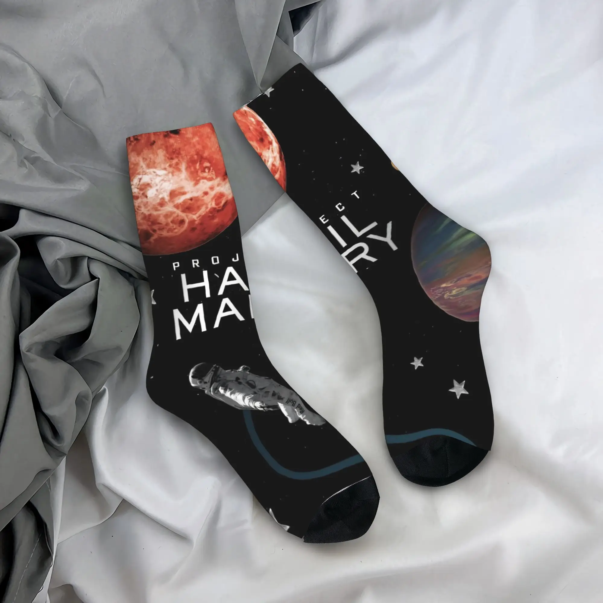 Project Hail Mary Amaze Socks Men Women Polyester Funny Happy  Socks Harajuku Spring Summer Autumn Winter Middle Tube Socks Gift