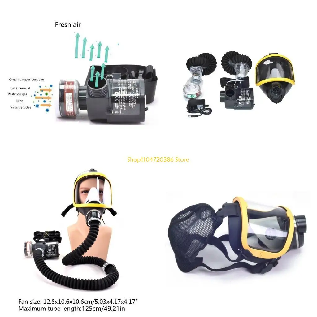 

K0EA с подачей воздуха для лица, противогаз с постоянным потоком, респираторная система, устройство, дыхательная трубка, маска