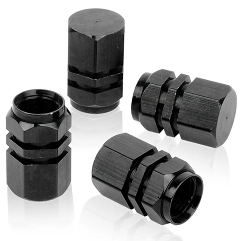 runmade 4pcs Universal Aluminum Car Wheel Tires Valves Tyre Stem Air Caps Airtight Cover For Auto SUV Truck Motorcycle Bike