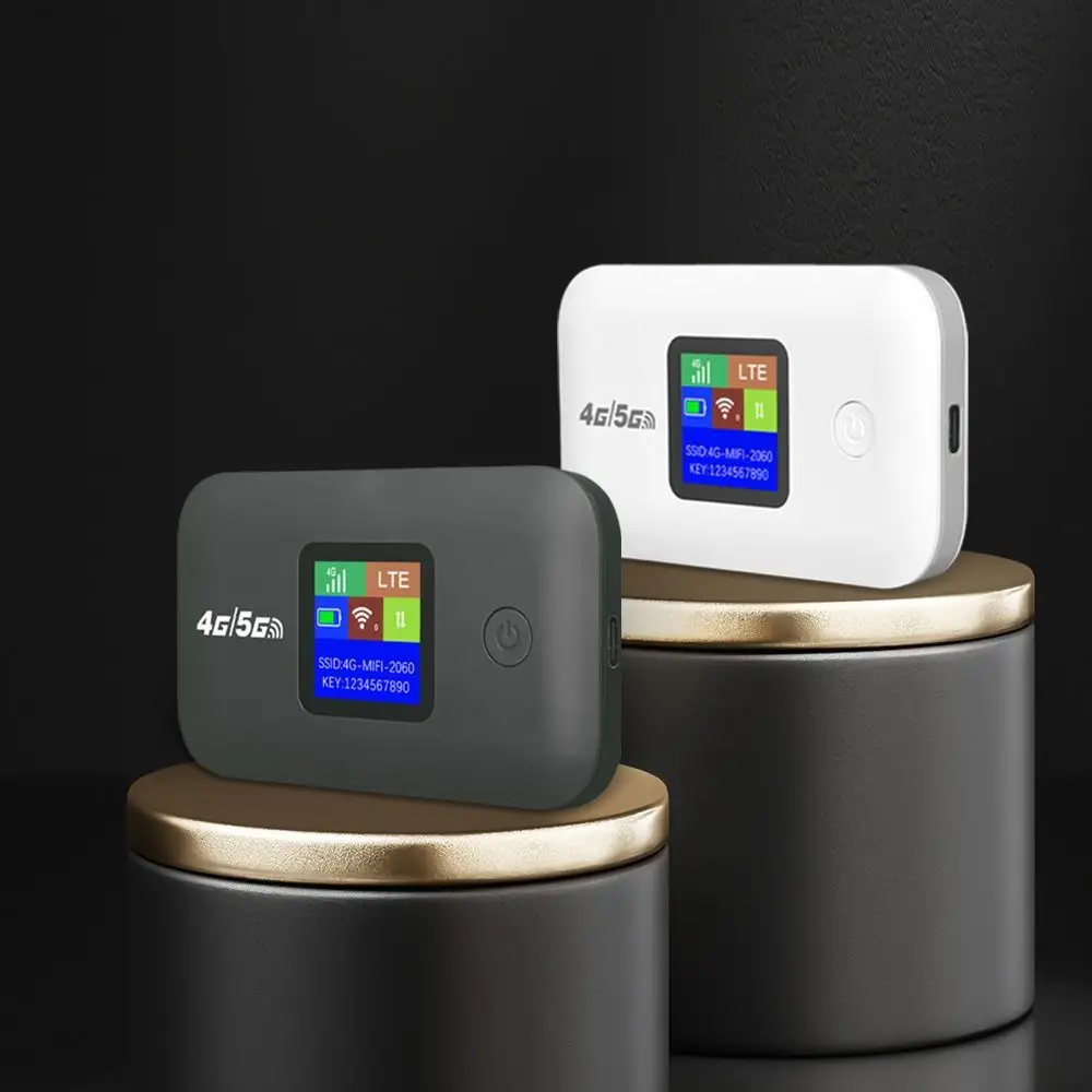 

Convenient 4G/5G Mobile WiFi Router Small Strong Signal Mobile WiFi Supports All SIM Cards Portable WiFi Business Office Network